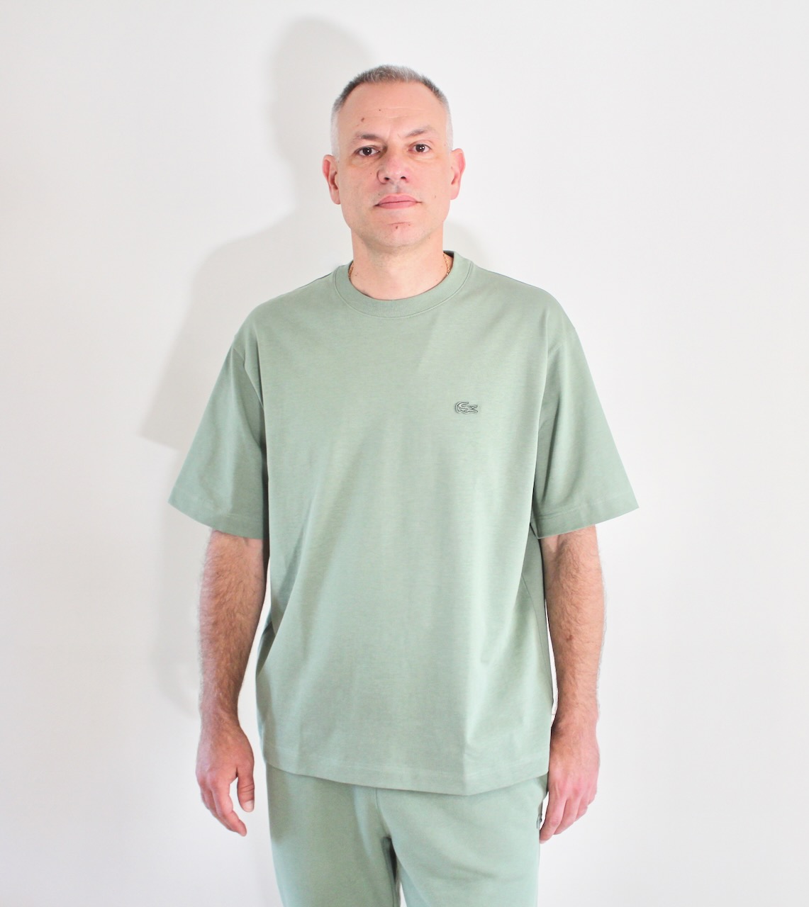 Lacoste Tee-shirt col rond thym