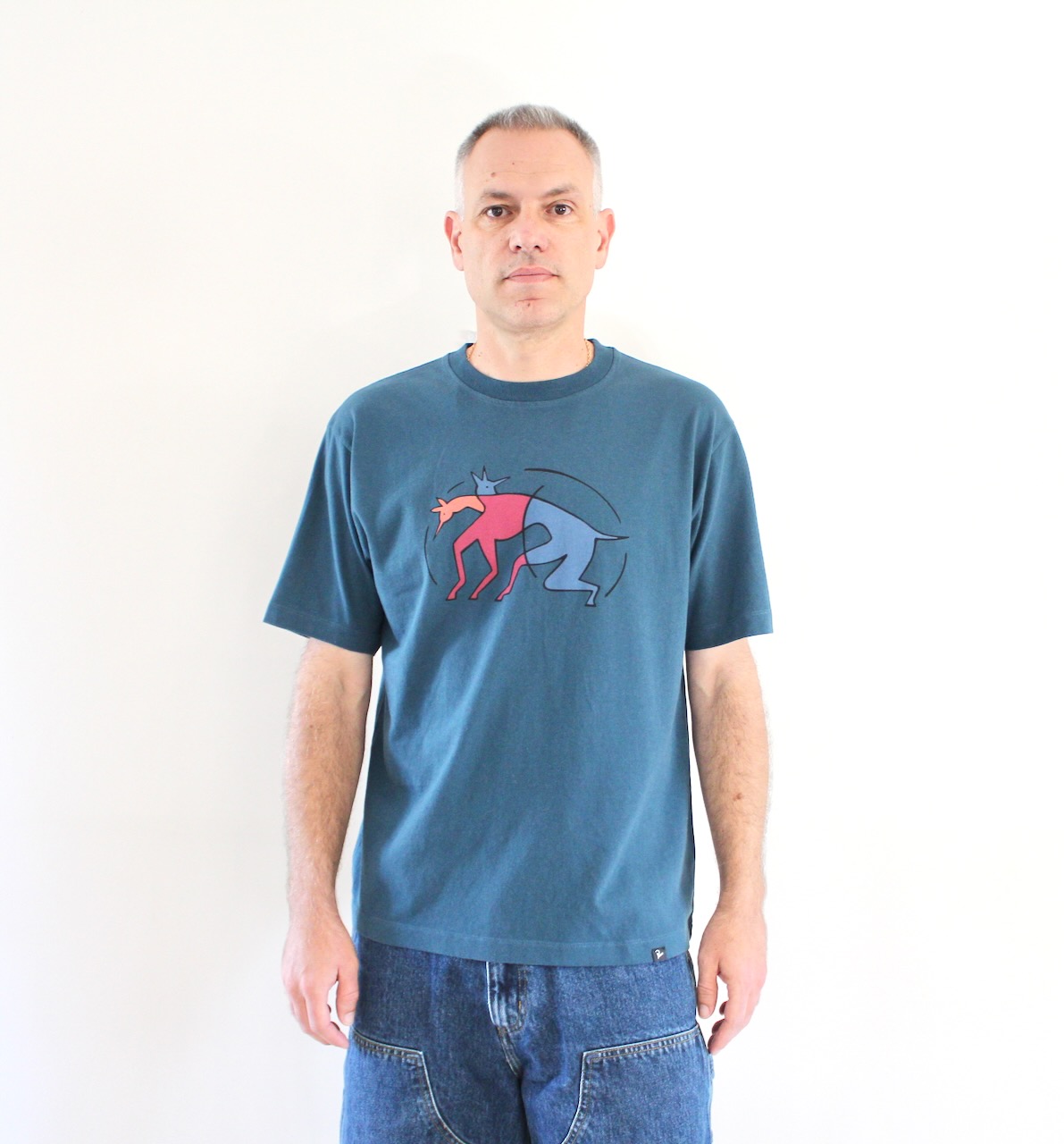 By Parra The Zoomiest T-shirt Mallard Green
