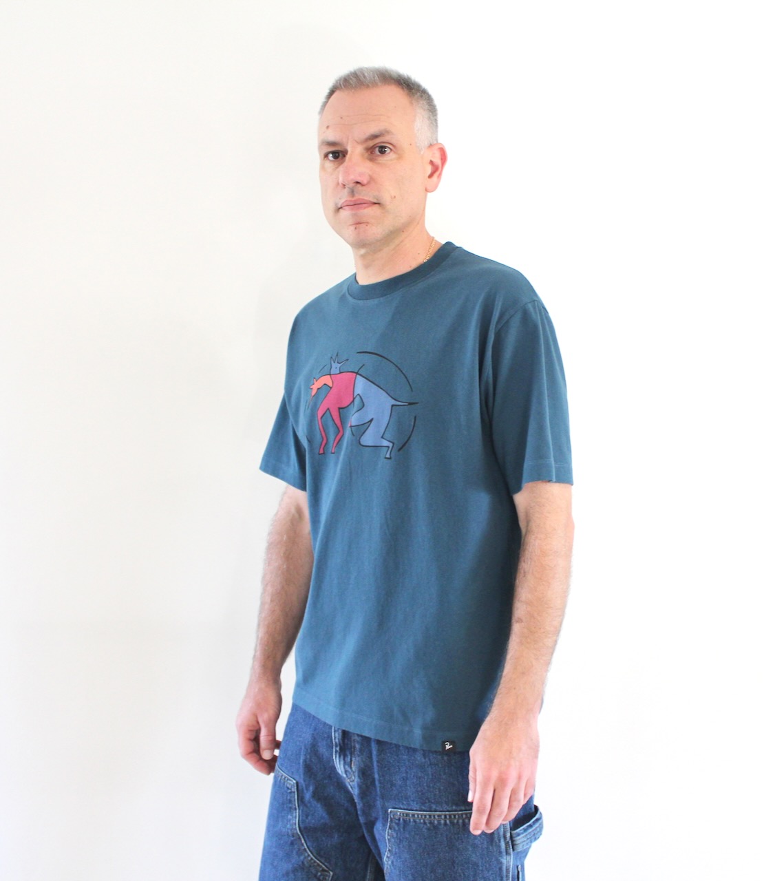 By Parra The Zoomiest T-shirt Mallard Green