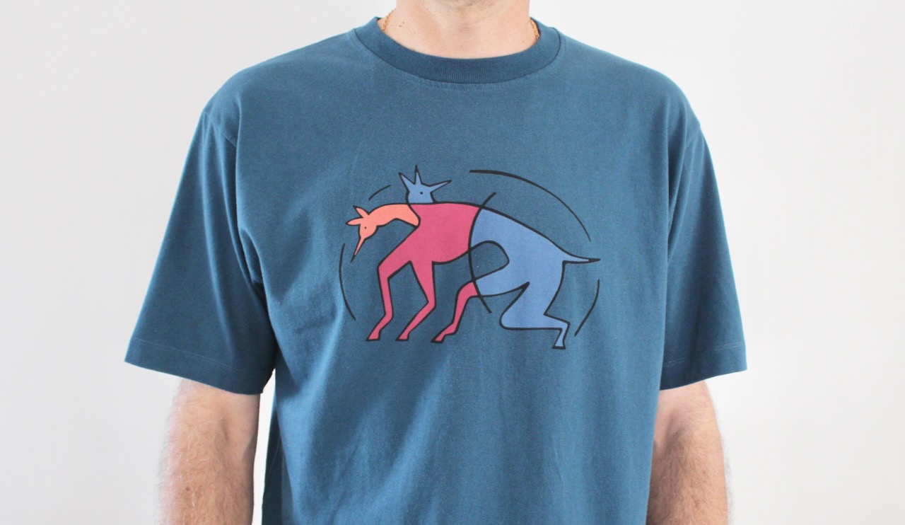 By Parra The Zoomiest T-shirt Mallard Green