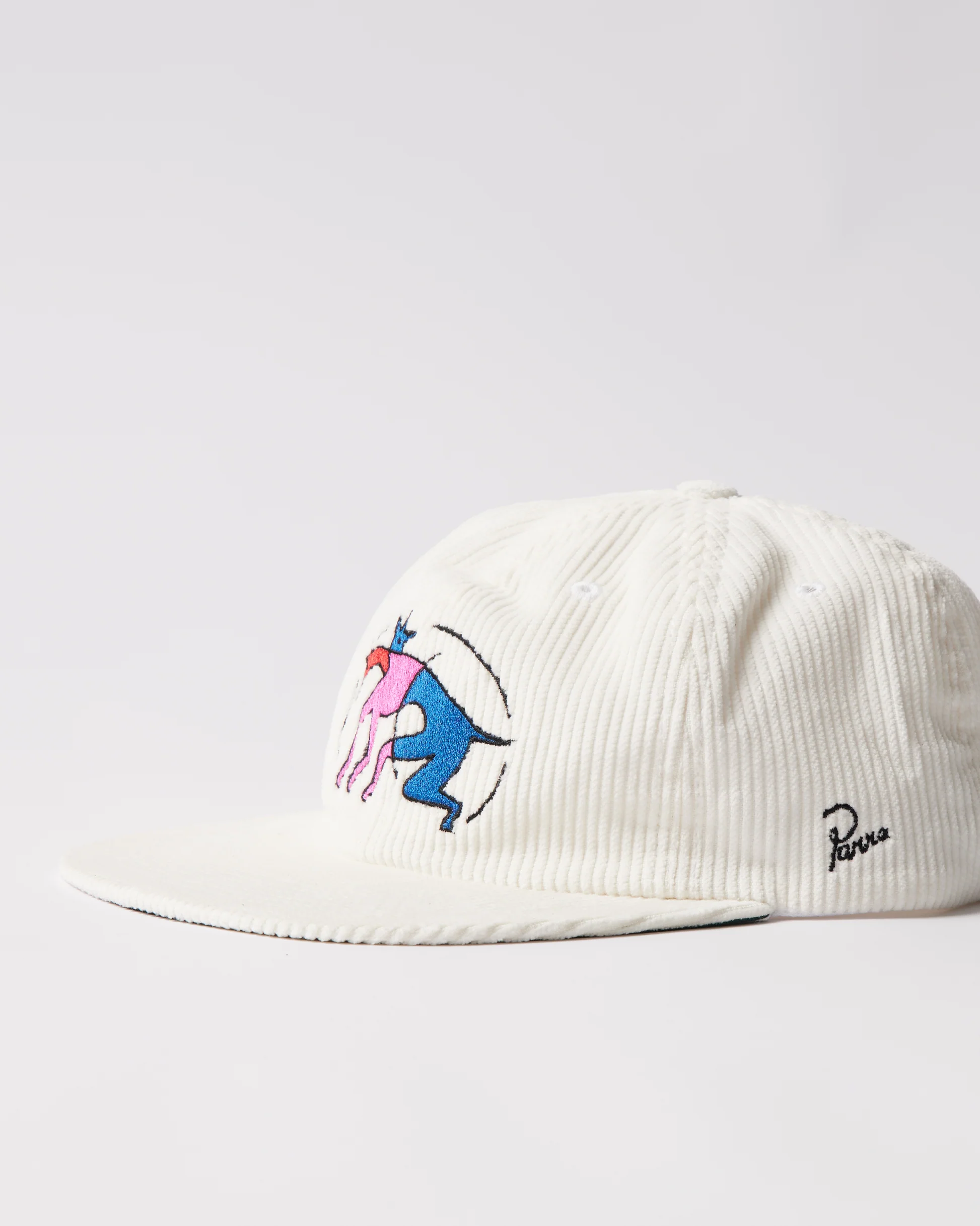 By Parra The Zoomies 6 Panel White