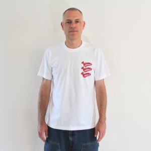 Bisous Gianni Tee White Red