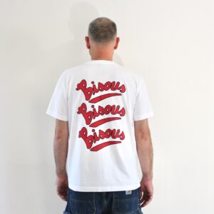 Bisous Gianni Tee White Red