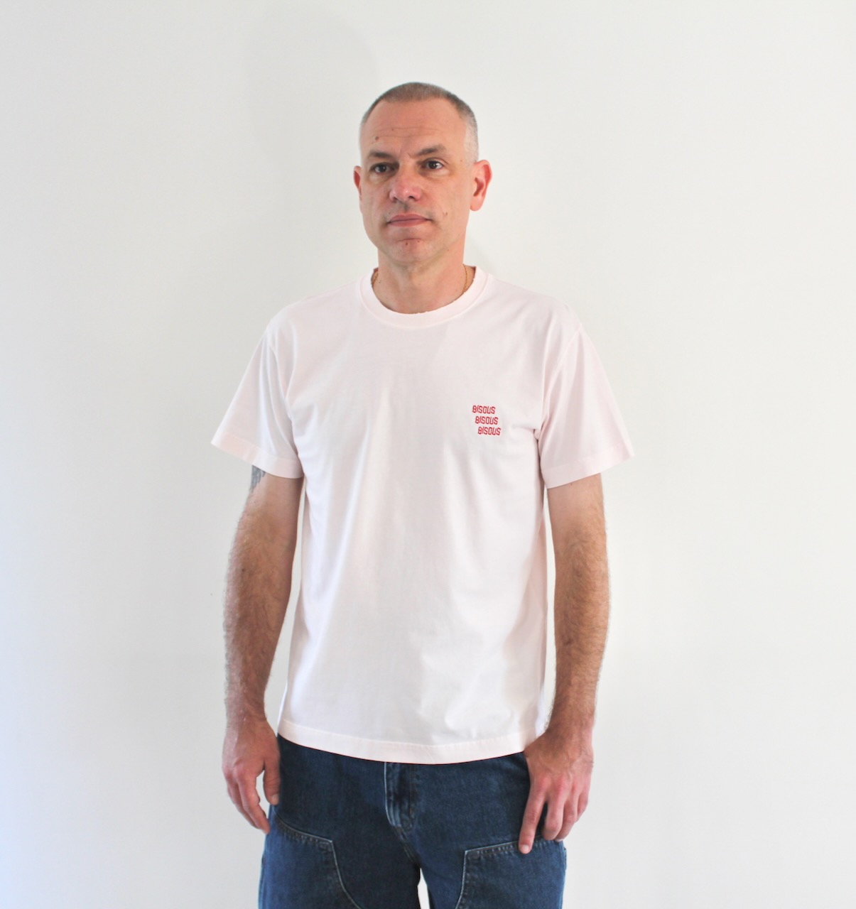 Bisous Tshirt Bisous X3 Pink