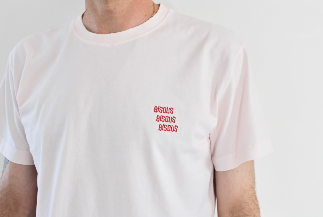 Bisous Tshirt Bisous X3 Pink
