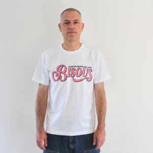 Bisous Tshirt Glamour Caviar White