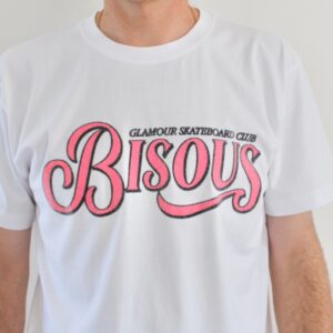 Bisous Tshirt Glamour Caviar White