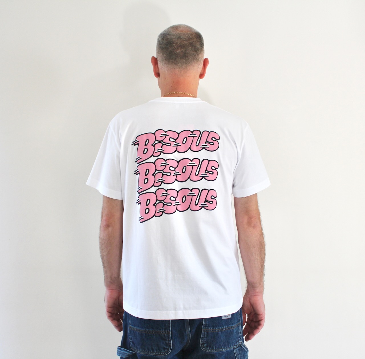 Bisous Tshirt Pablo White