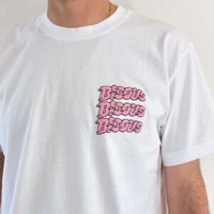 Bisous Tshirt Pablo White