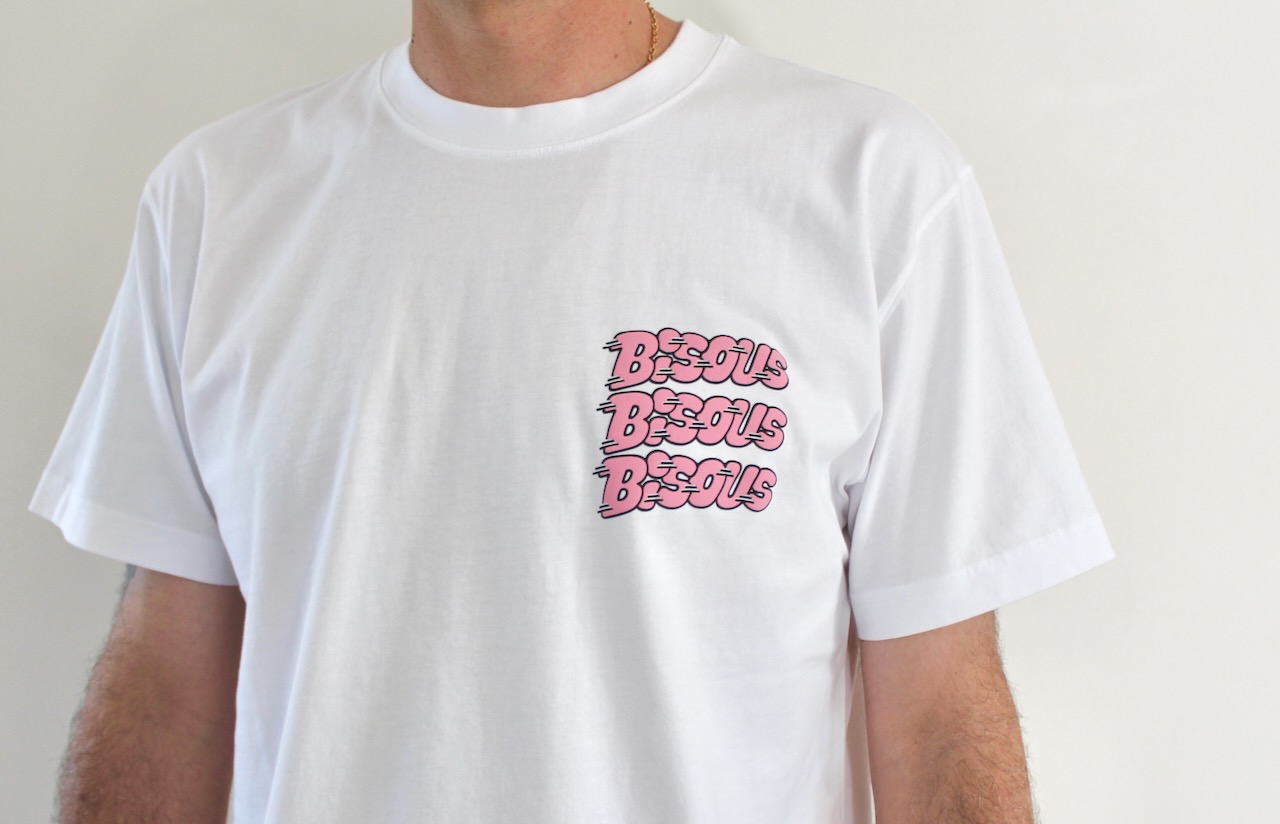 Bisous Tshirt Pablo White