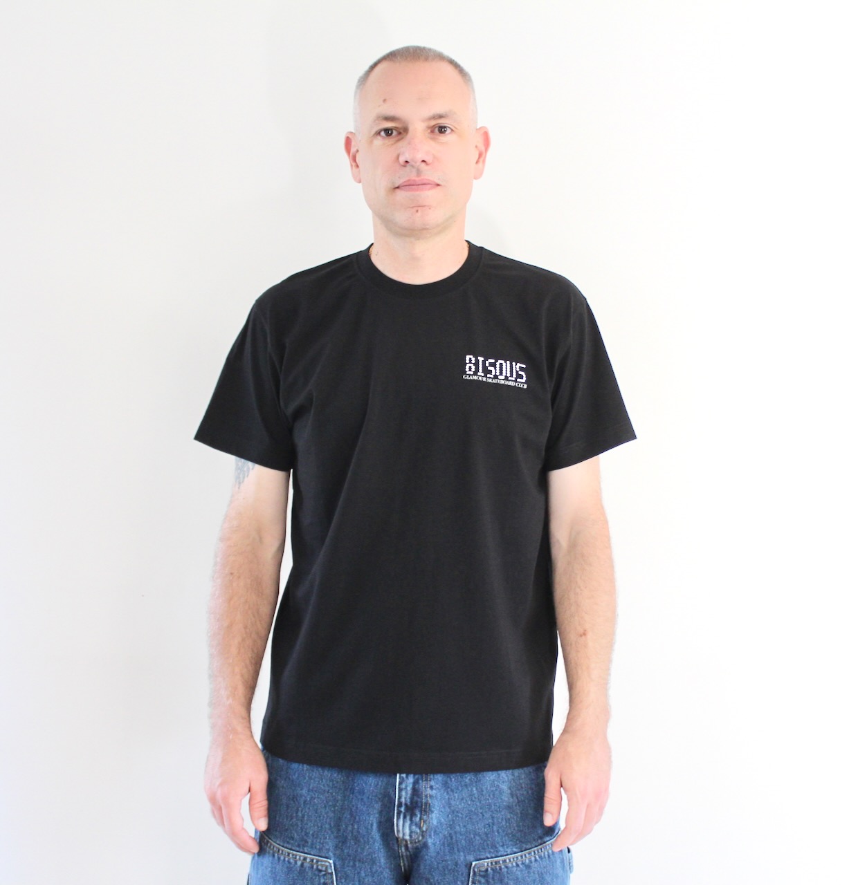 Bisous Tshirt Neo Metal Black