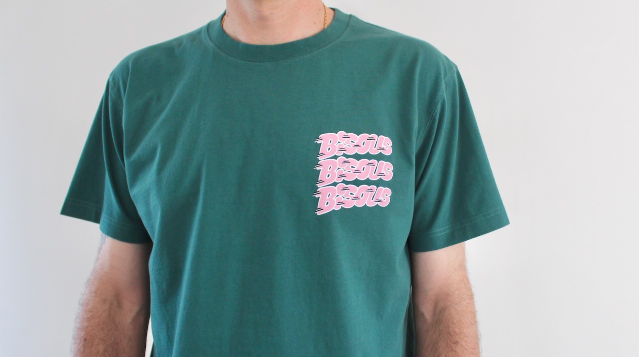 Bisous Tshirt Pablo Forest Green