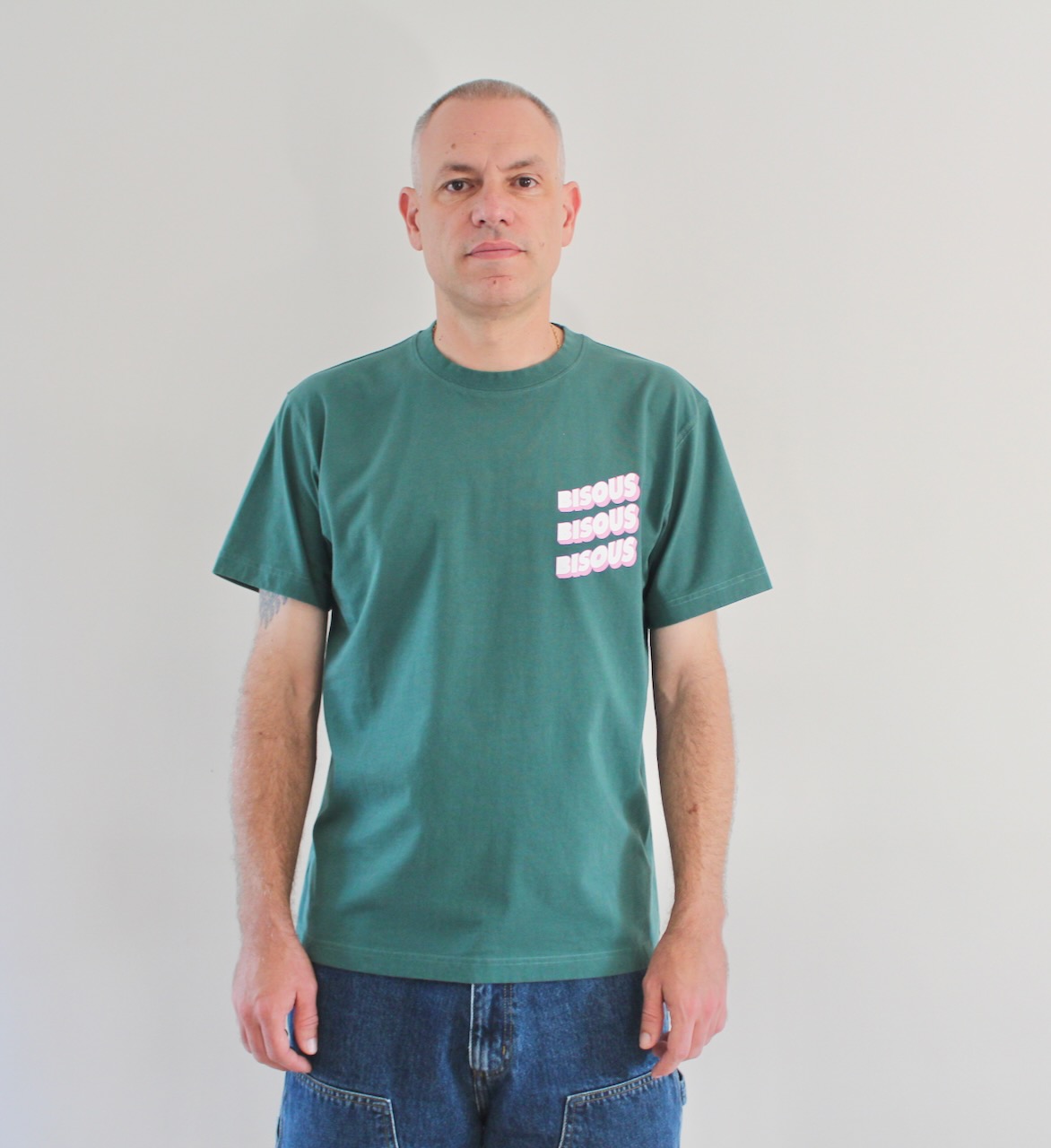 Bisous Tshirt Sonics Forest Green
