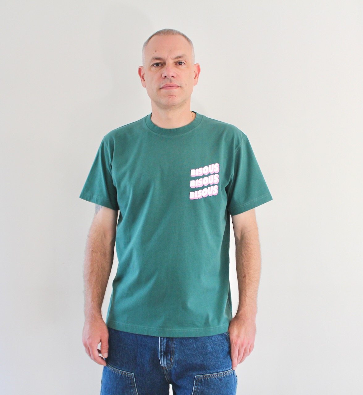 Bisous Tshirt Sonics Forest Green