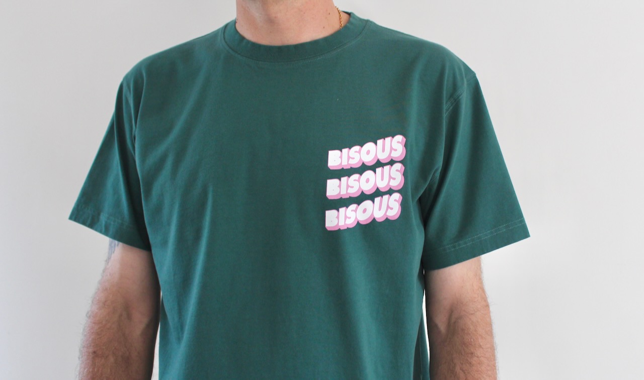 Bisous Tshirt Sonics Forest Green