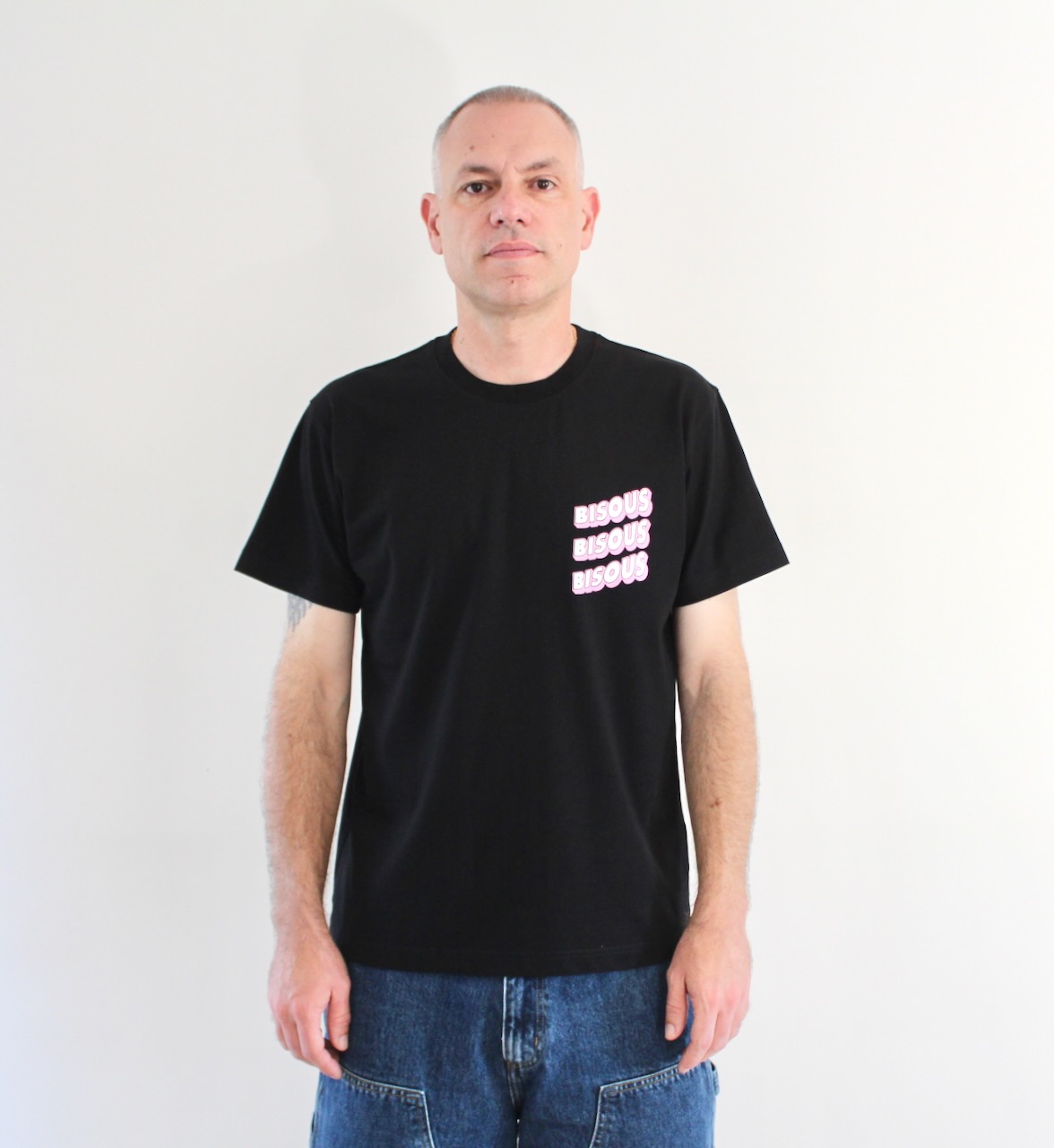 Bisous Tshirt Sonics Black