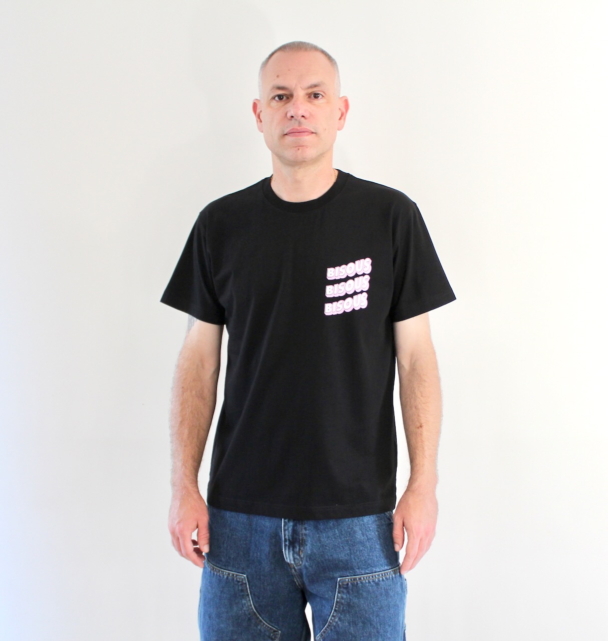 Bisous Tshirt Sonics Black