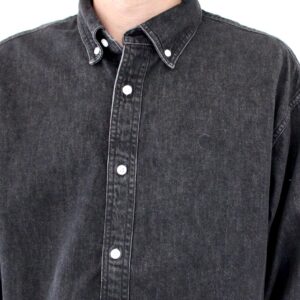 Carhartt Wip Lucas Shirt black stone washed
