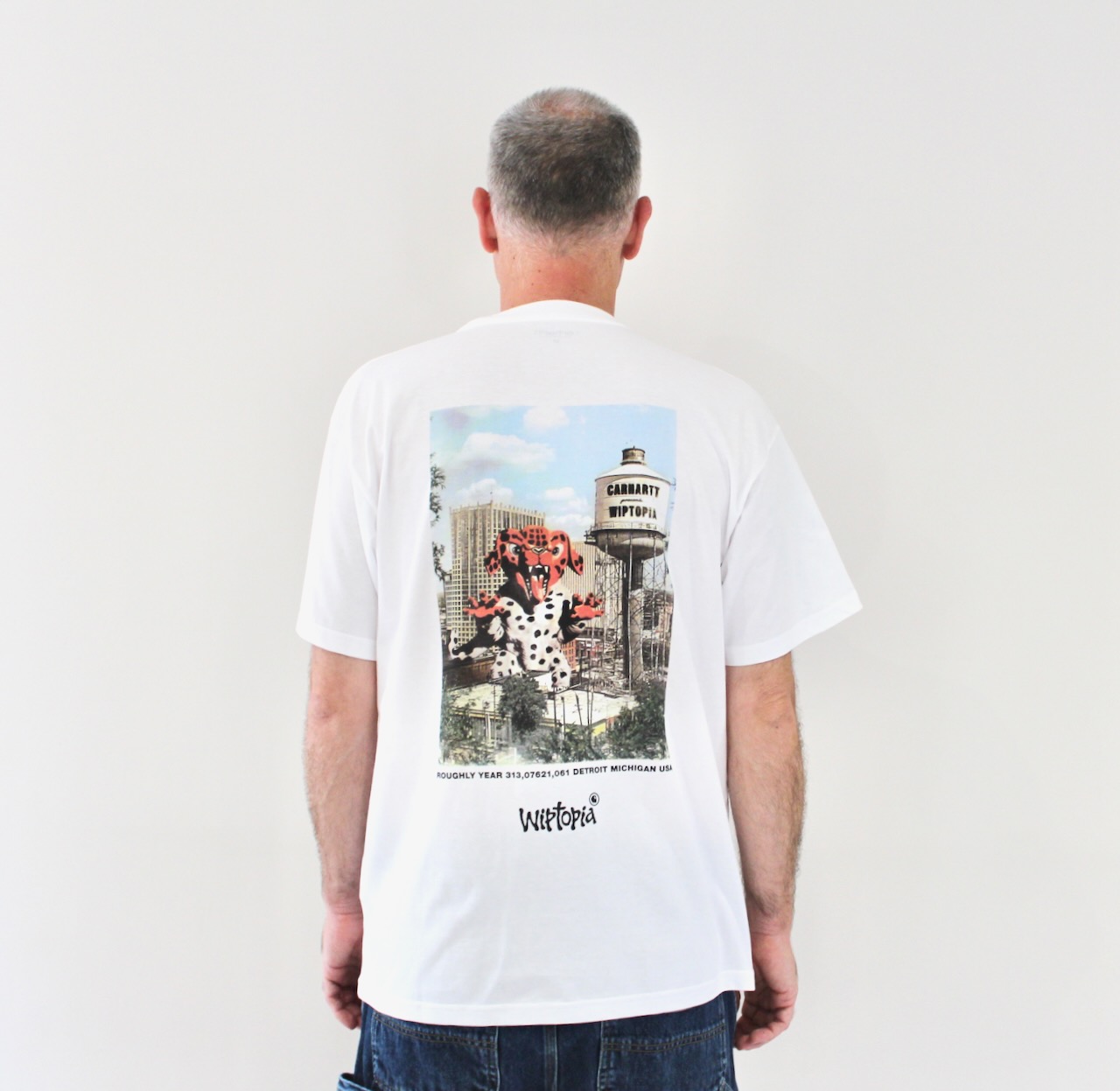 Carhartt Wip Wiptopia t-shirt blanc