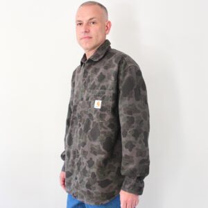 Carhartt Wip Duck Shirt Camo Duck Green Prophyr Garment Dyed
