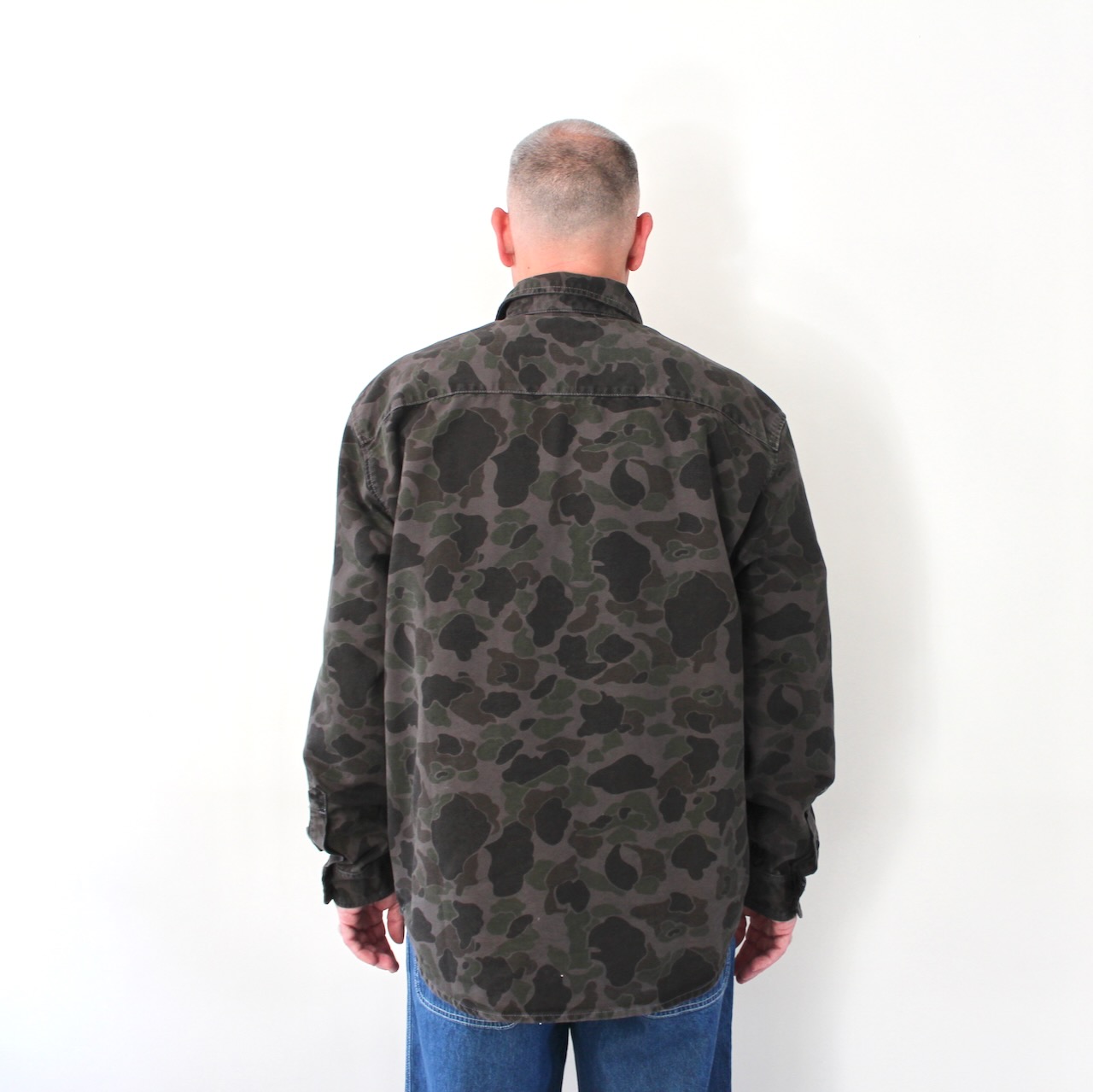 Carhartt Wip Duck Shirt Camo Duck Green Prophyr Garment Dyed