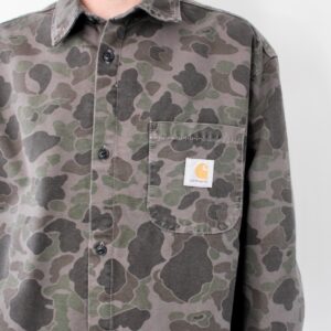 Carhartt Wip Duck Shirt Camo Duck Green Prophyr Garment Dyed