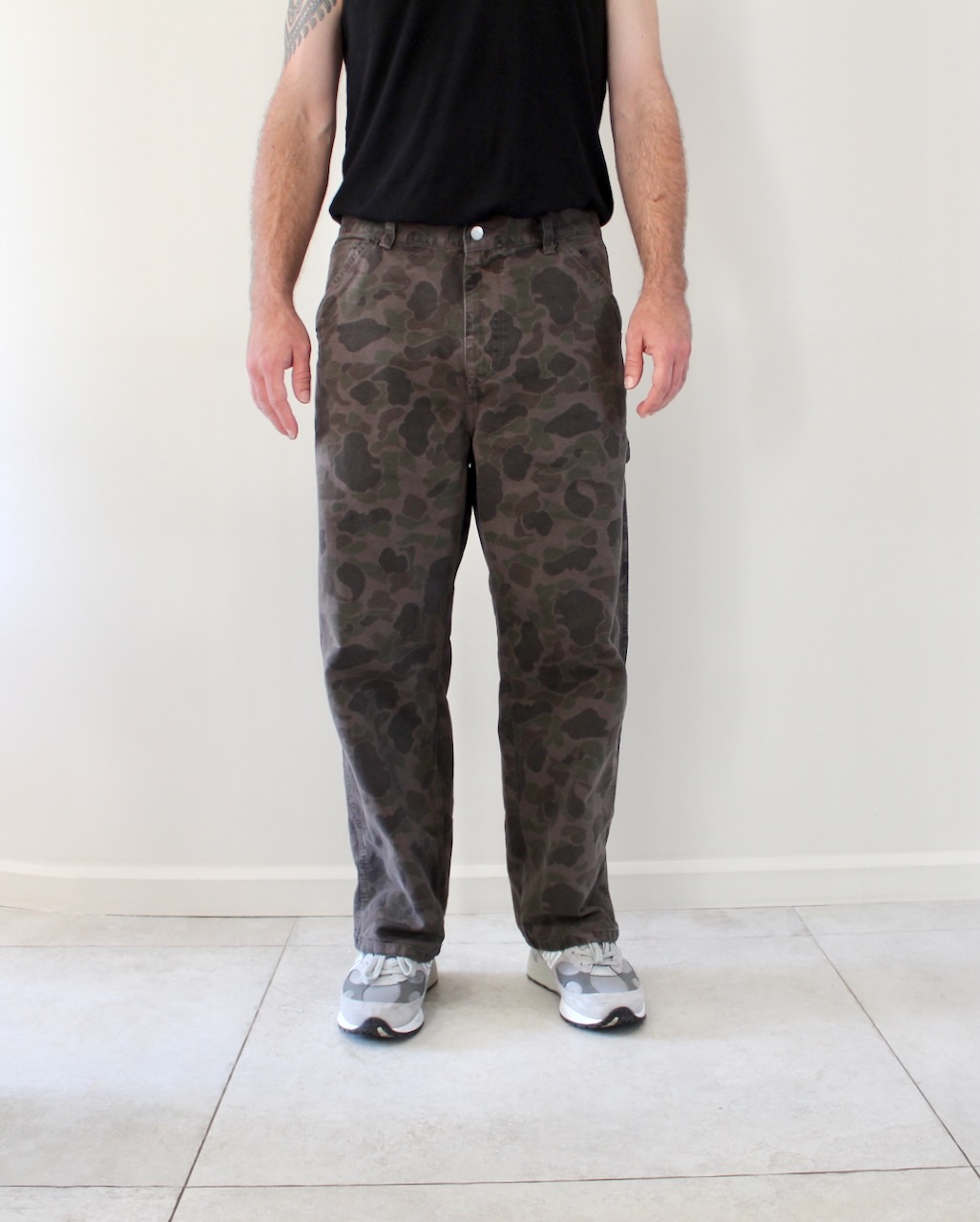Carhartt Wip Duck Single Knee Pant Camo Duck