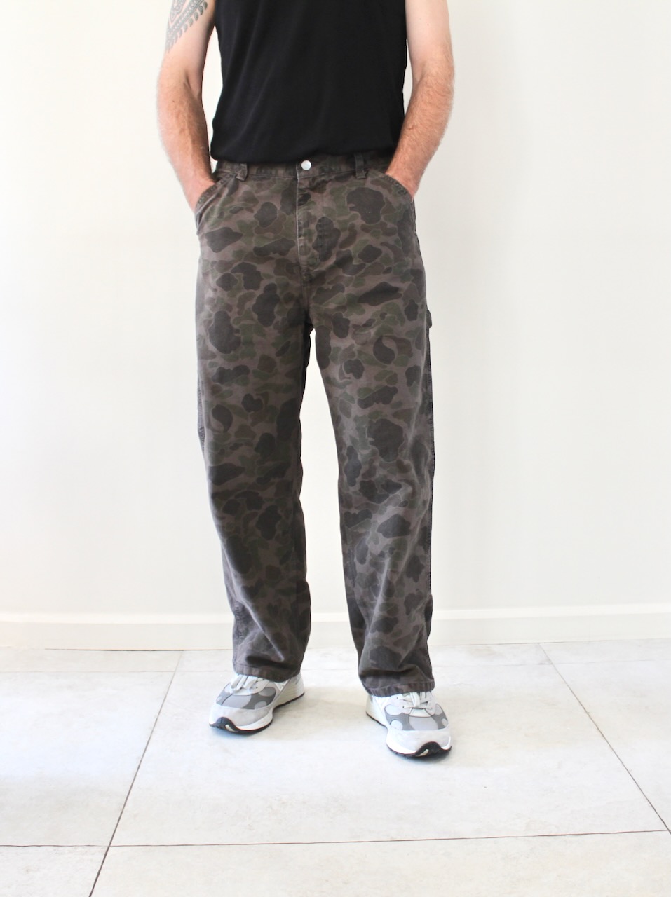 Carhartt Wip Duck Single Knee Pant Camo Duck