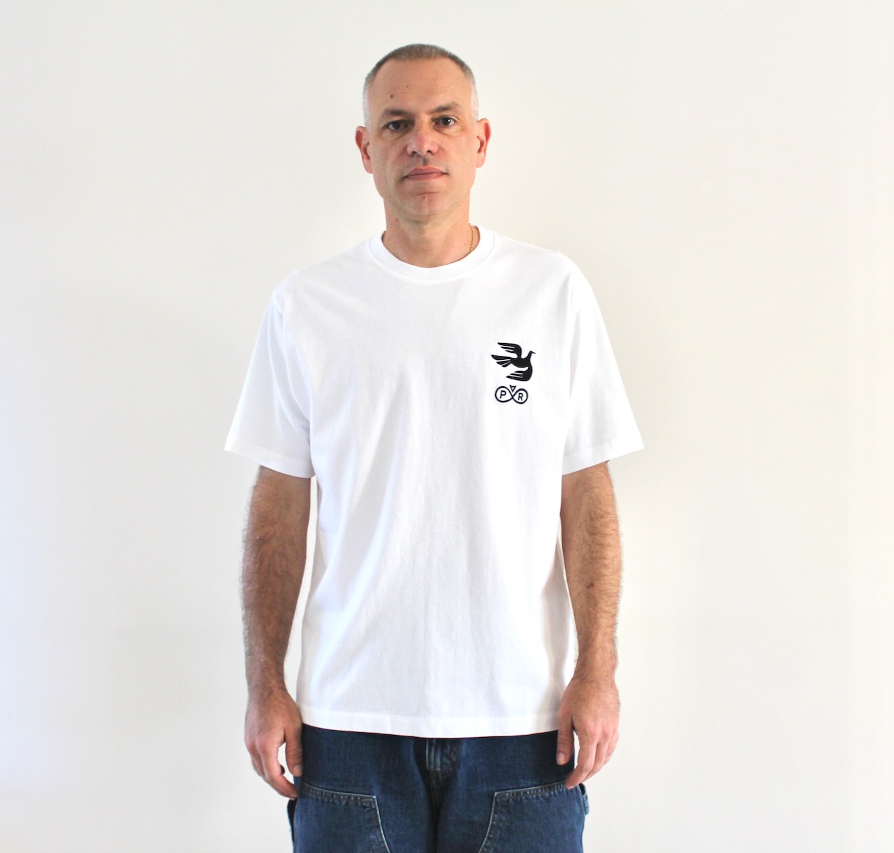 By Parra Infinite Bird Logo T-shirt White