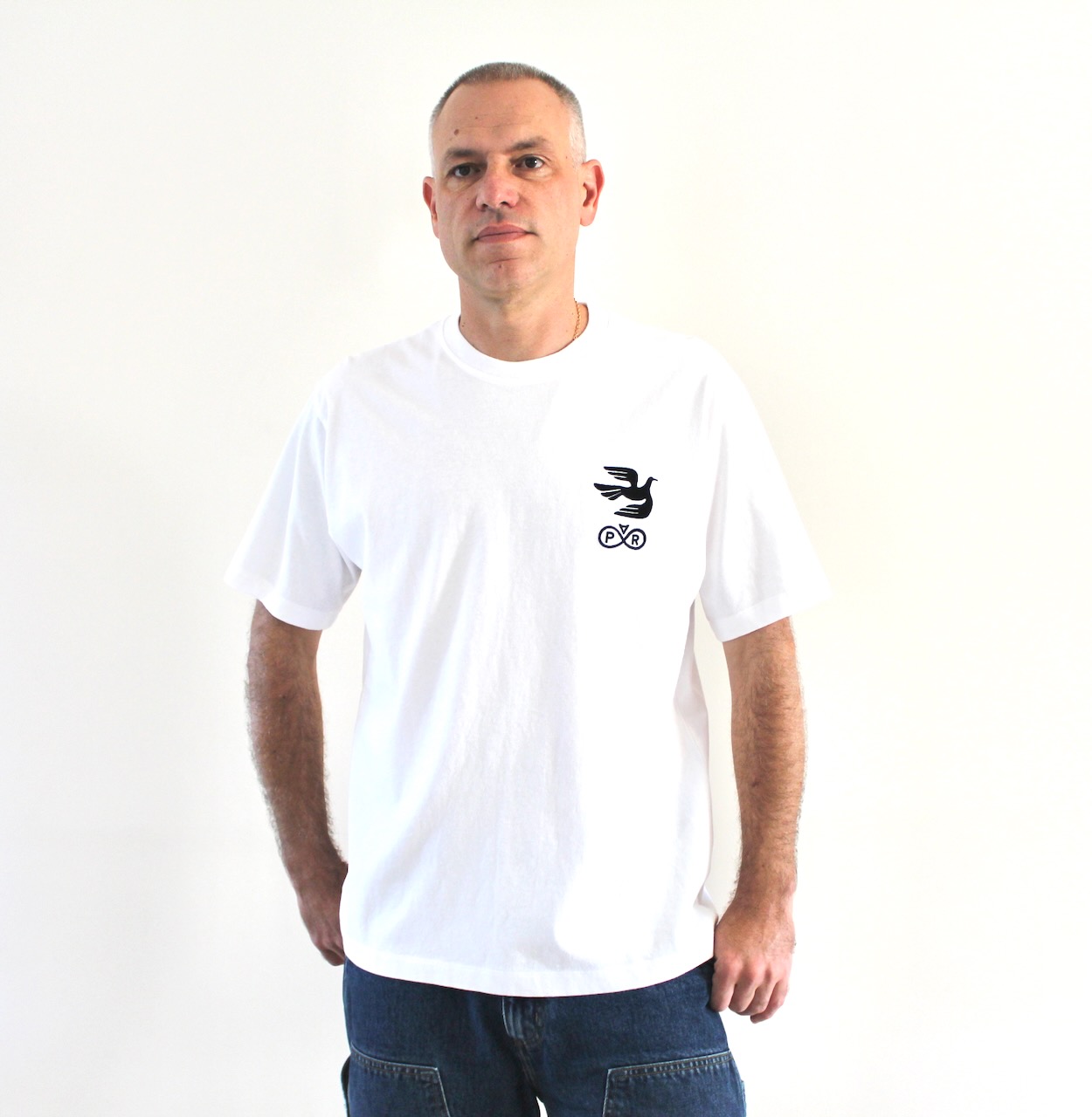 By Parra Infinite Bird Logo T-shirt White