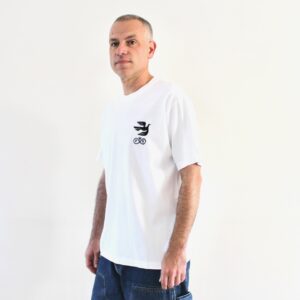 By Parra Infinite Bird Logo T-shirt White