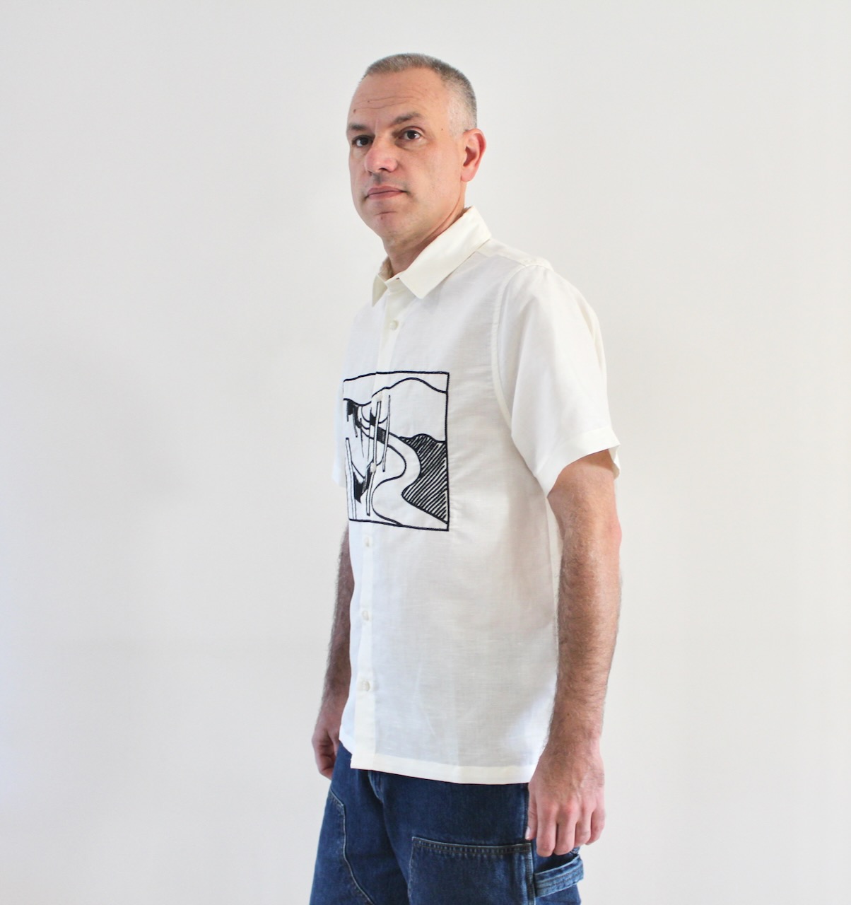 By Parra The Dunes short sleeve shirt Off White