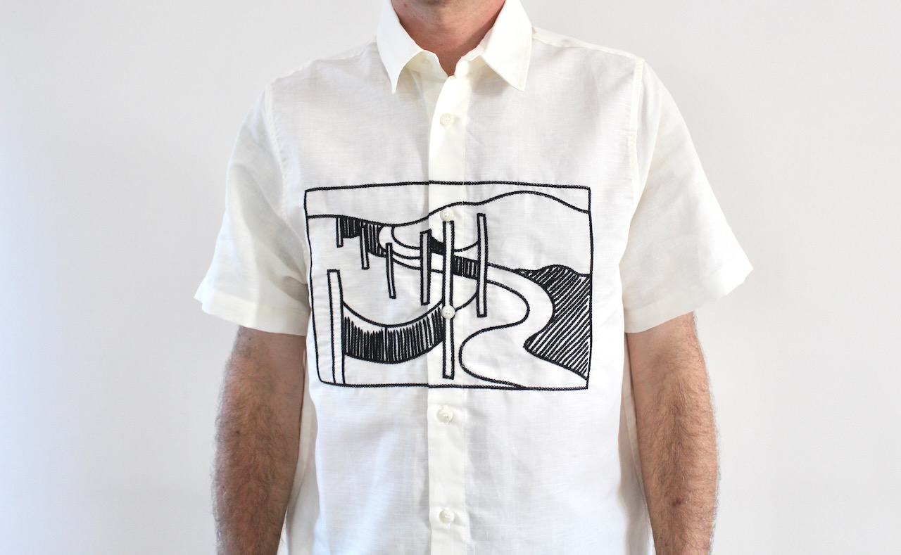 By Parra The Dunes short sleeve shirt Off White