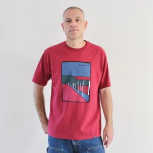 By Parra Beach Parking T-shirt Raspberry