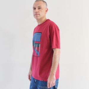 By Parra Beach Parking T-shirt Raspberry