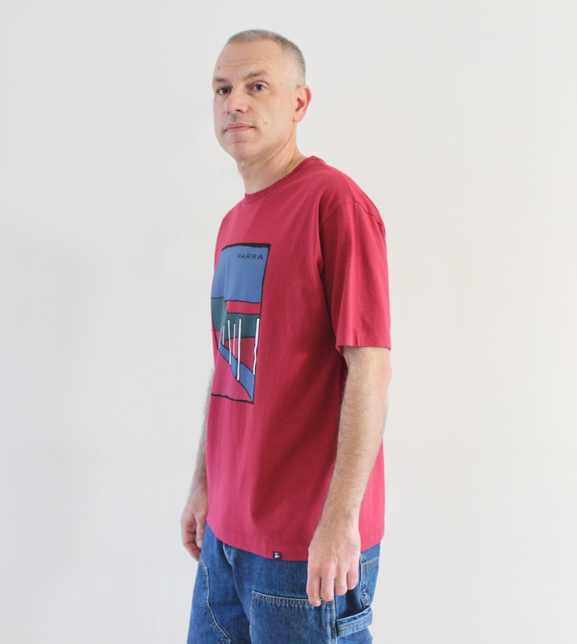 By Parra Beach Parking T-shirt Raspberry