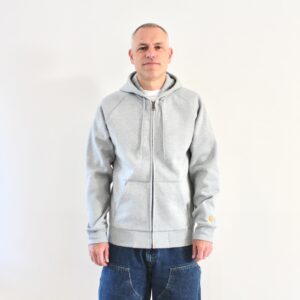 Carhartt Wip Hooded Chase Jacket Grey Gold