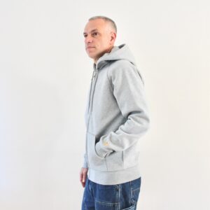 Carhartt Wip Hooded Chase Jacket Grey Gold