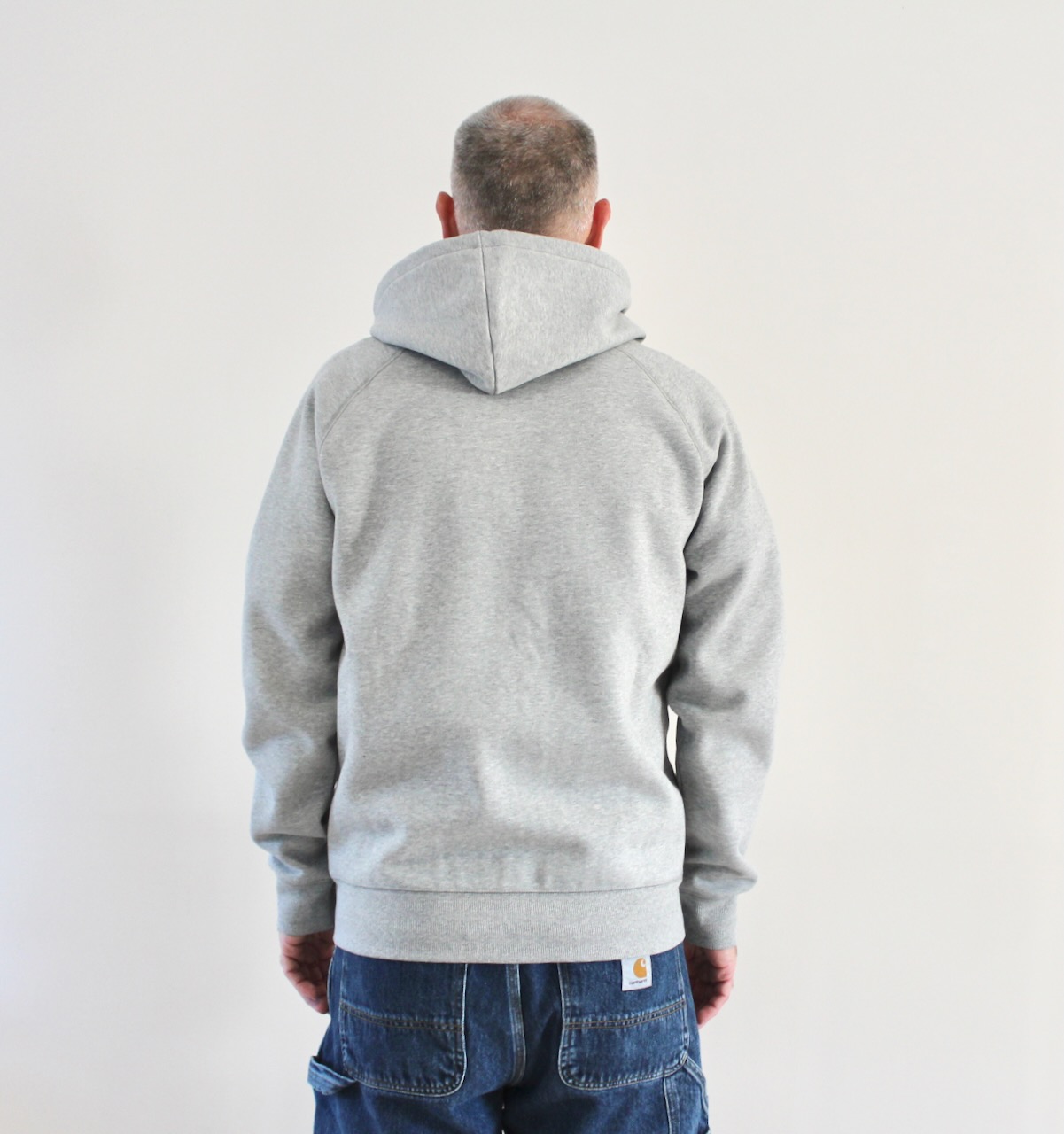 Carhartt Wip Hooded Chase Jacket Grey Gold