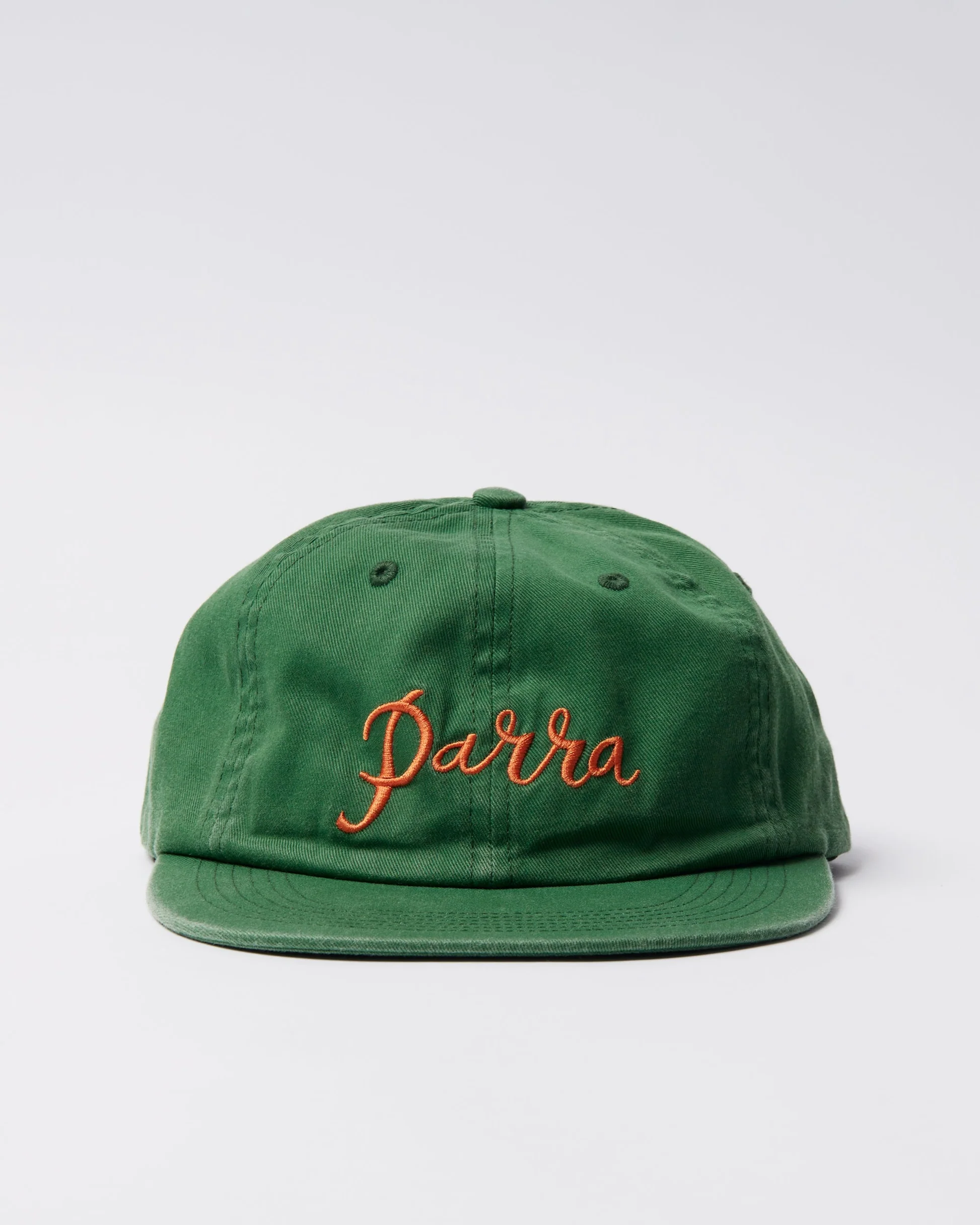 By Parra Scripted 6 Panel Hat Green