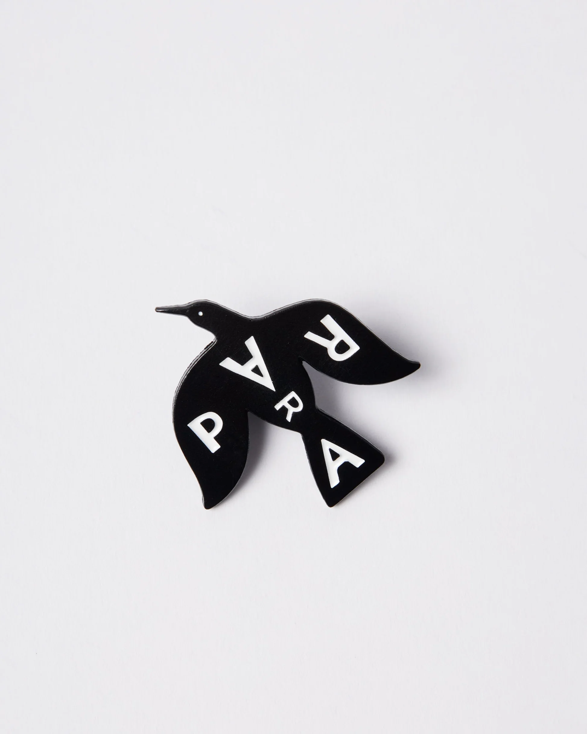 By Parra Crow Enamel pin black