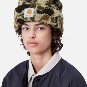 Carhartt Wip Prentis Beanie Camo Duck Jacquard Green