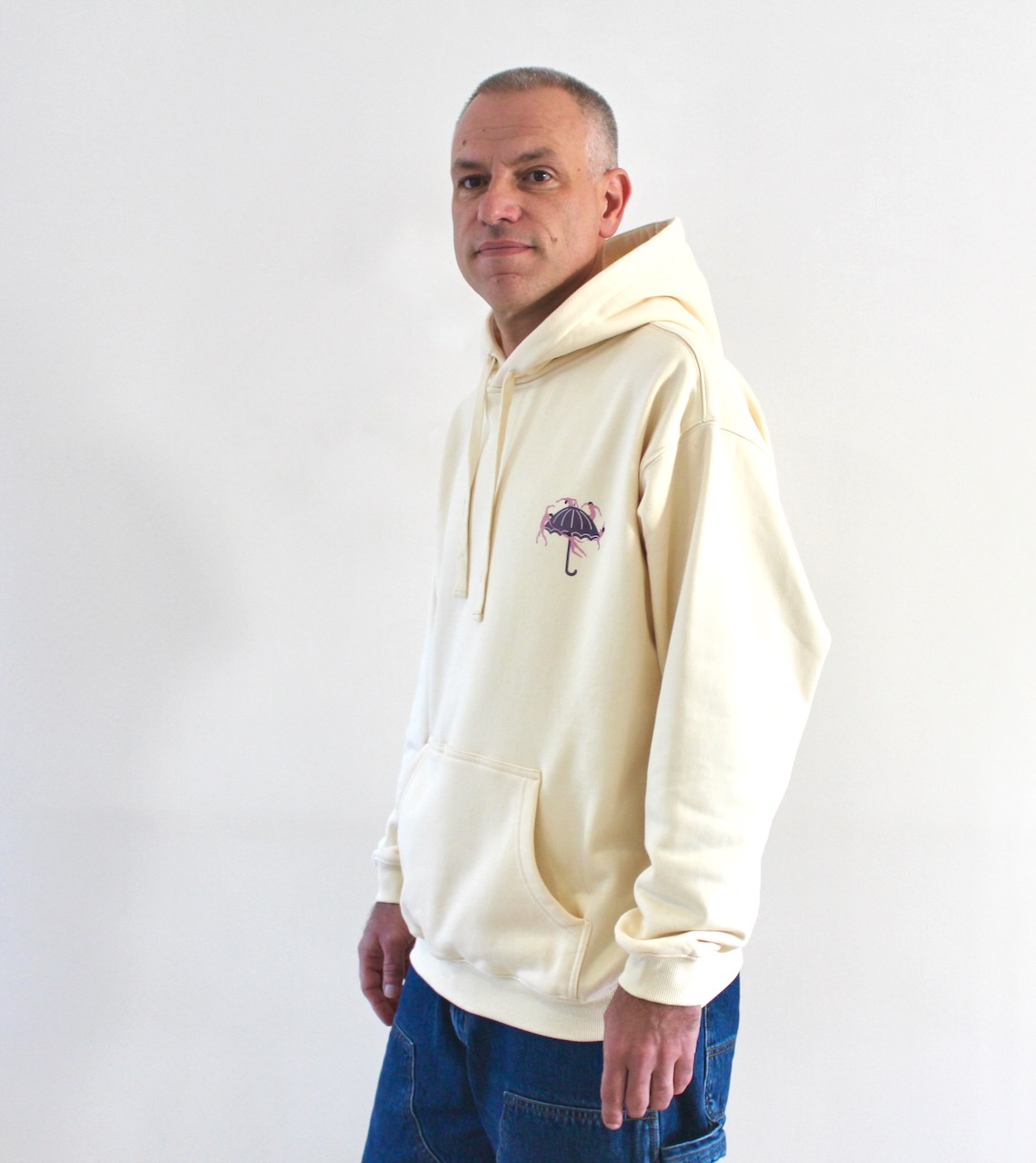Hélas Dancing Hoodie Pastel Yellow