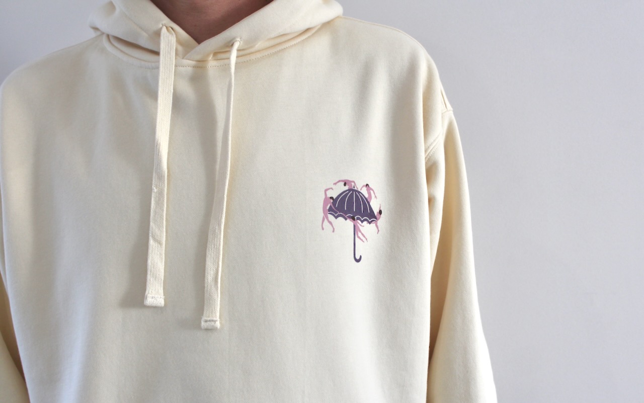 Hélas Dancing Hoodie Pastel Yellow