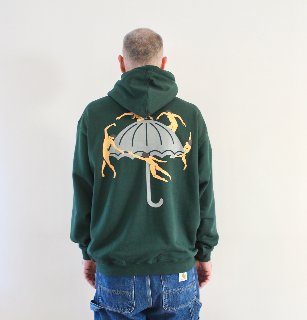 Hélas Dancing Hoodie Forest Green