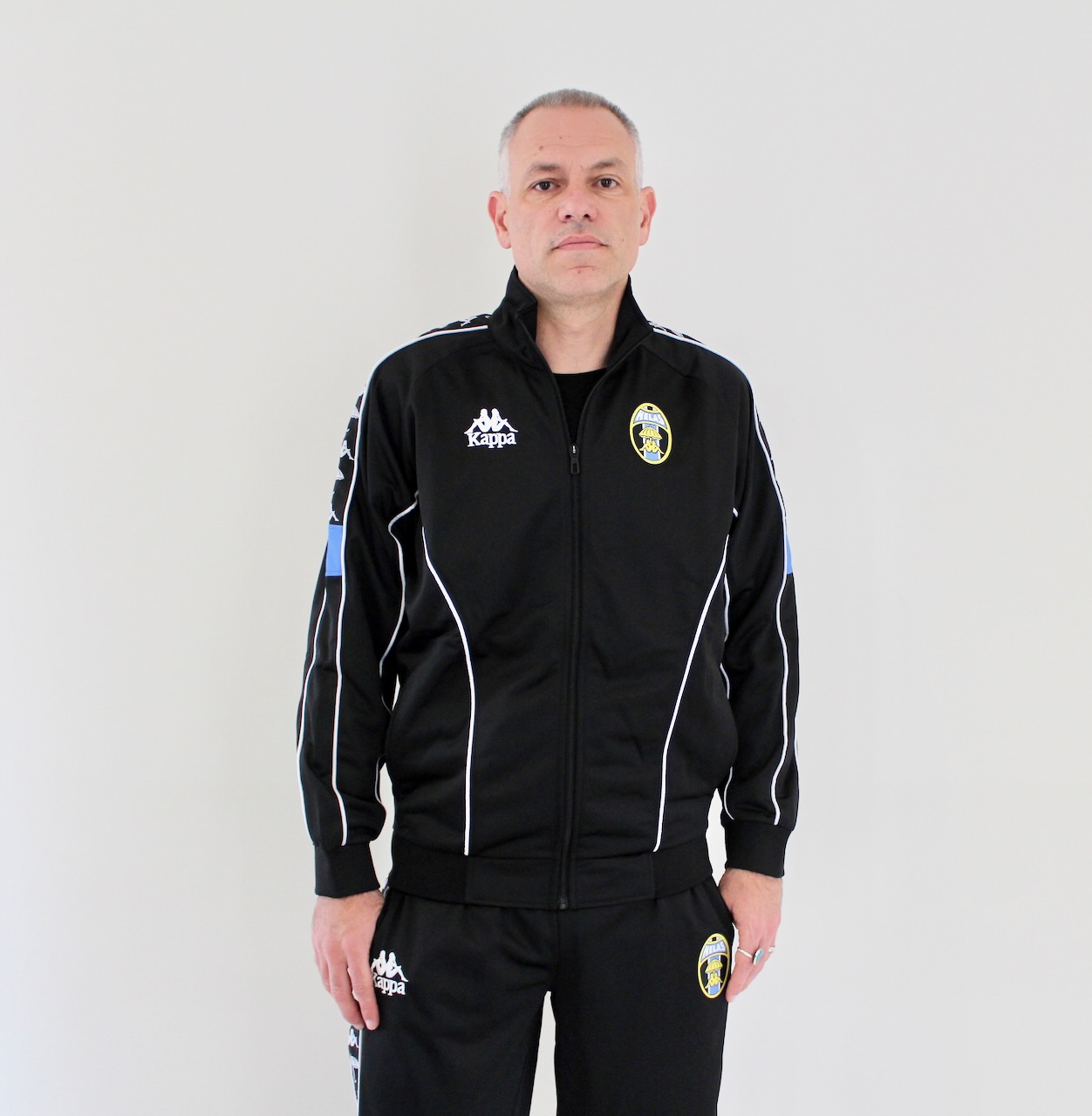 Hélas x Kappa Tracksuit Jacket Black