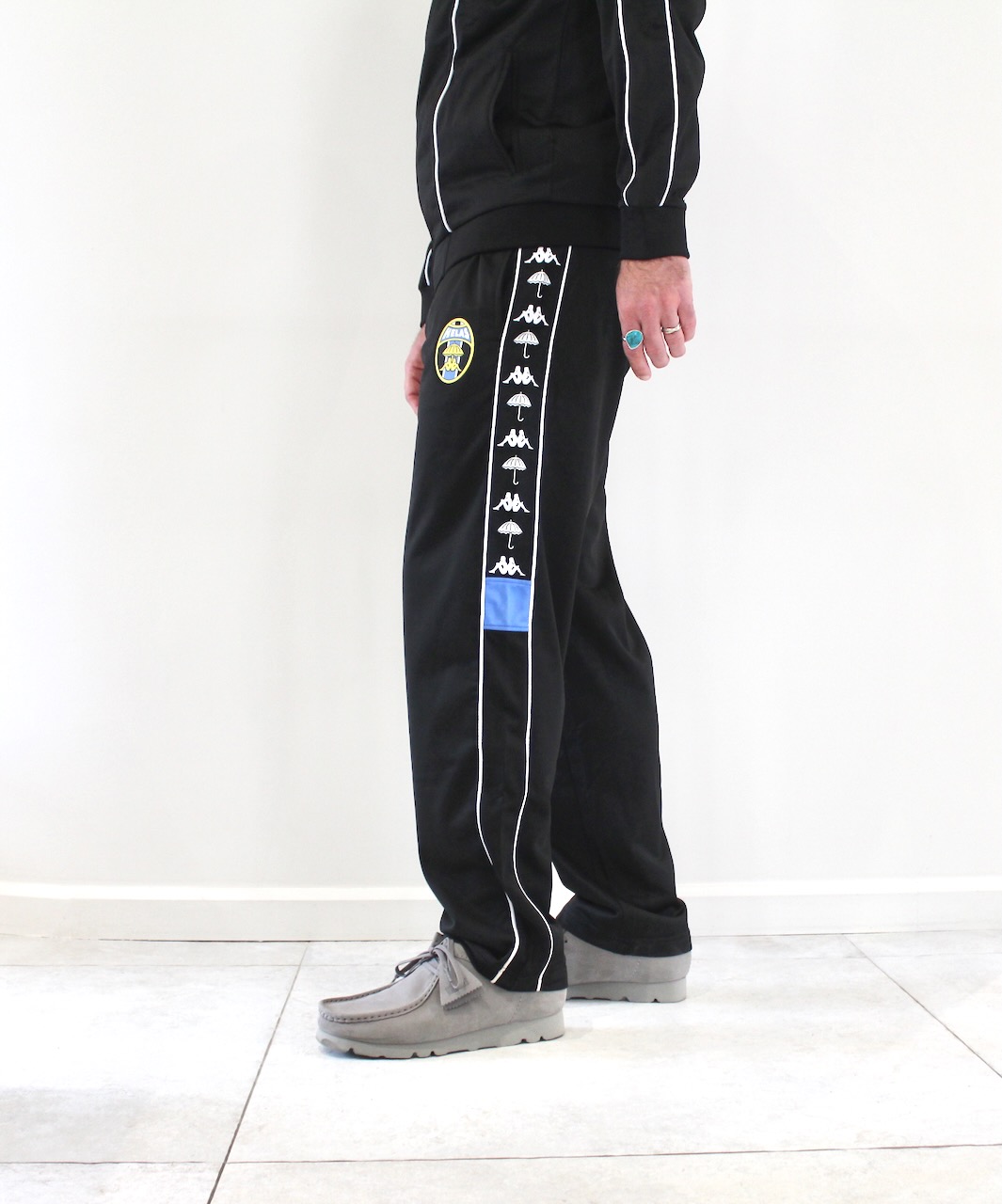 Hélas X Kappa Tracksuit Pants Black