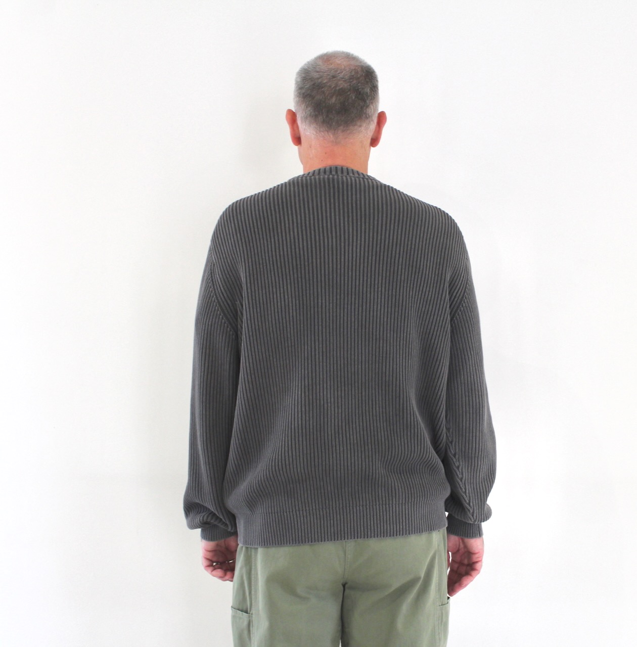 Gramicci Cotton Knit Sweater Grey