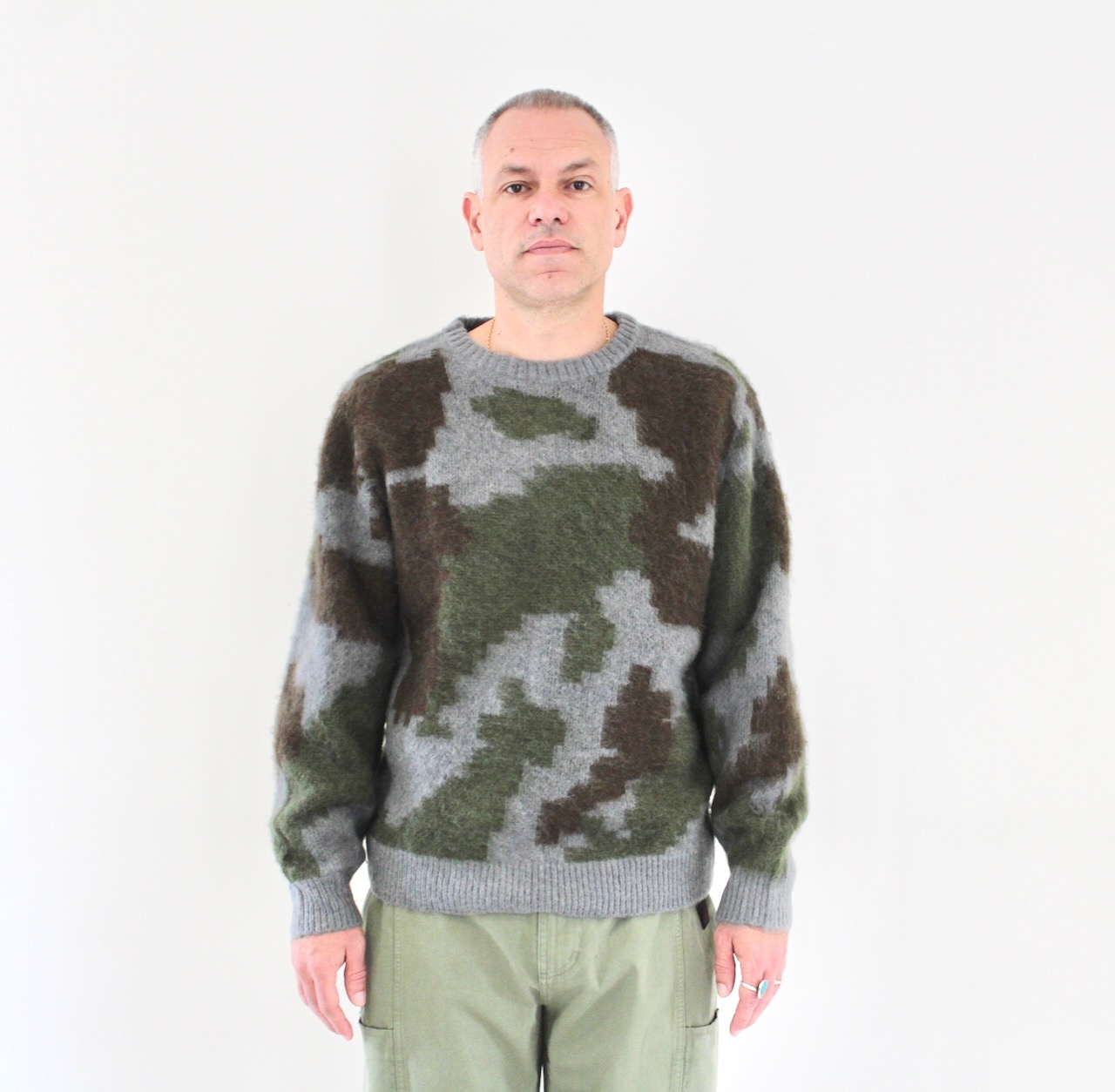Gramicci Mohair Sweater Jungle Digi Camo