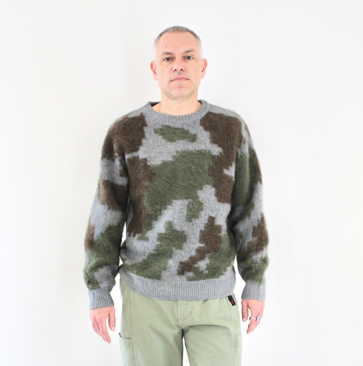 Gramicci Mohair Sweater Jungle Digi Camo